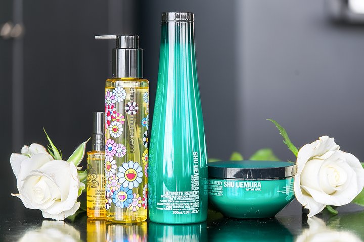 Shu Uemura products photographed at WS Studios